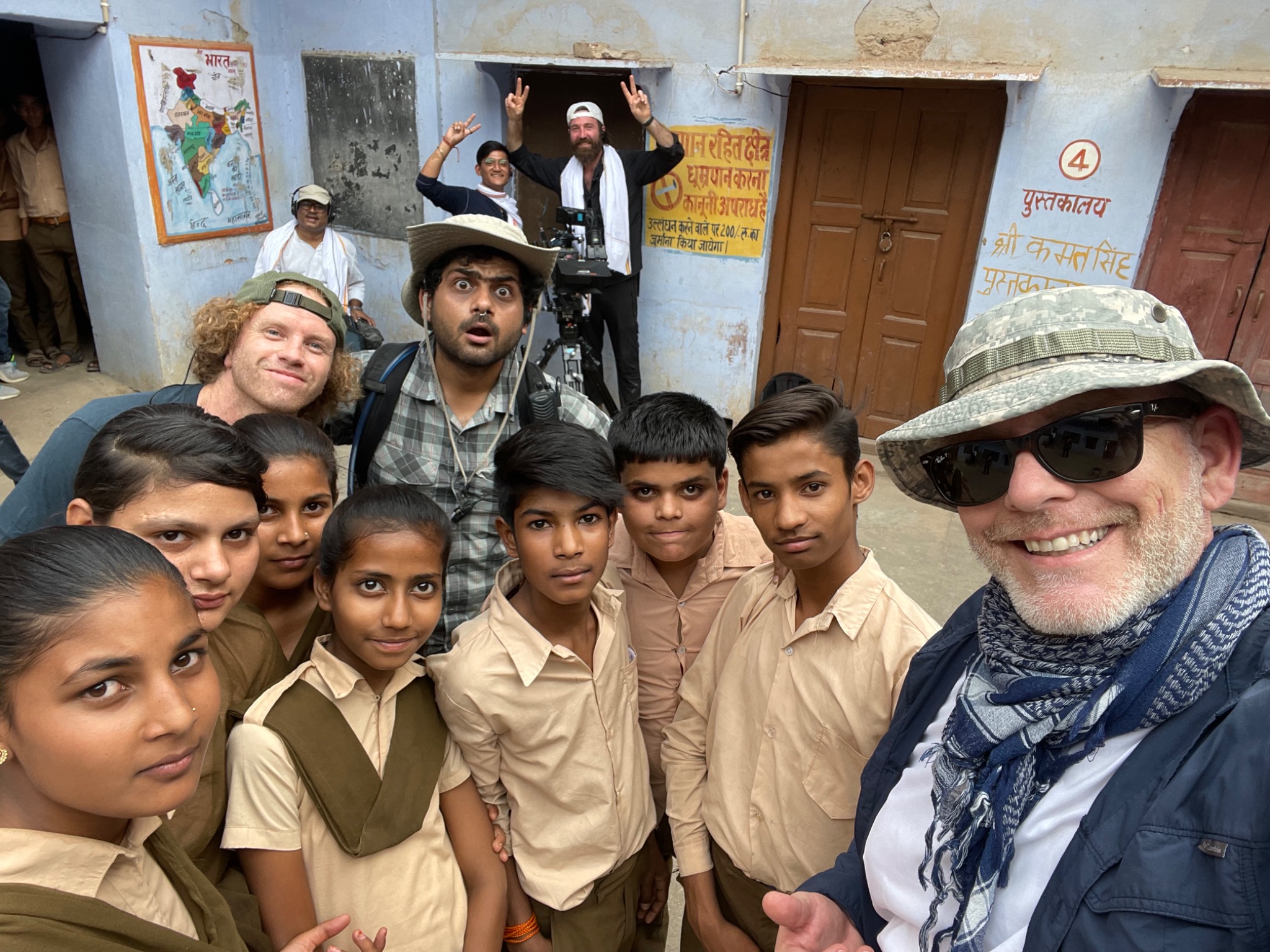 Donny on location for Rennervations in India