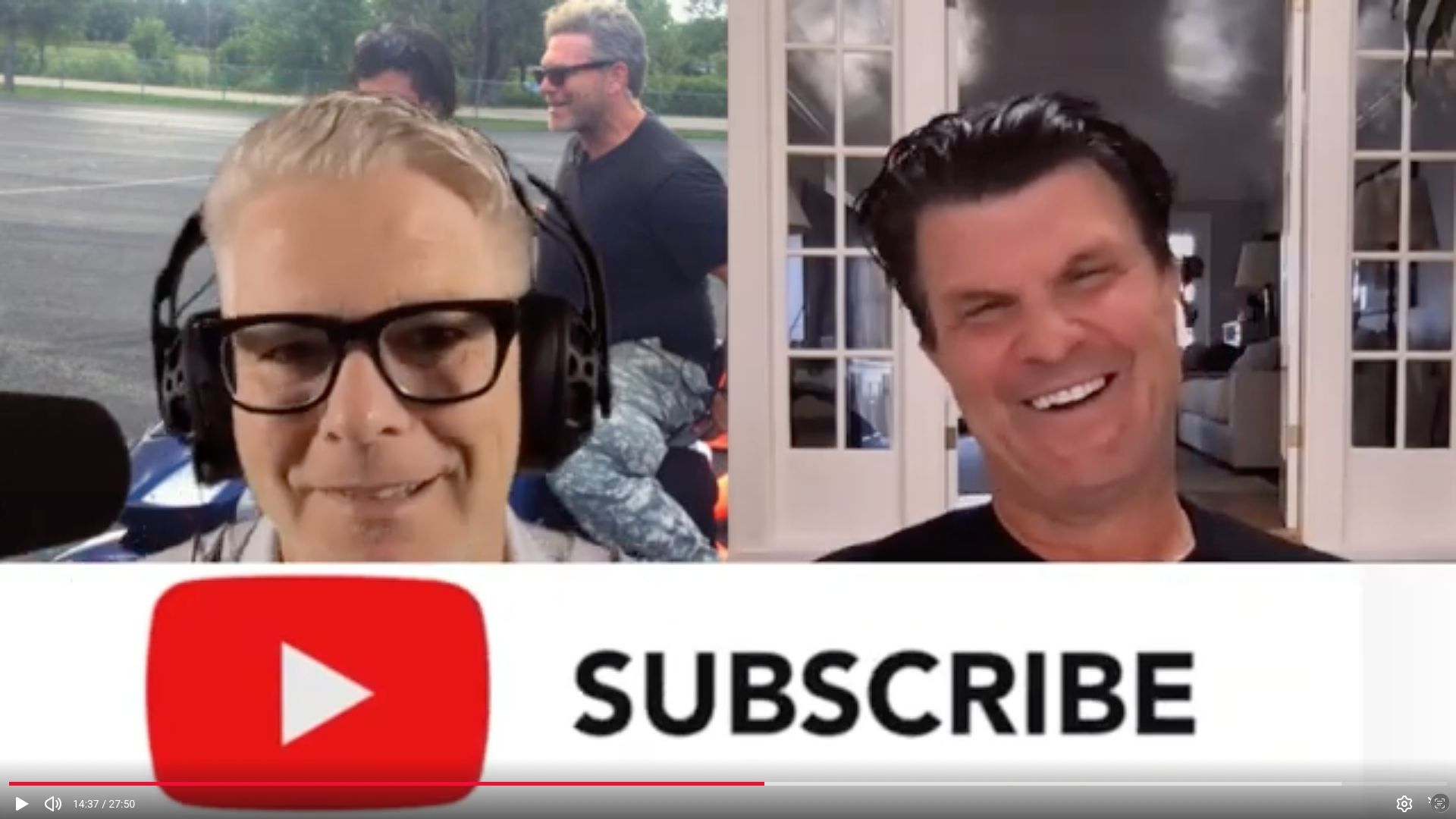 Donny and Gary Shaffer on a video call during Switch to Channel 2